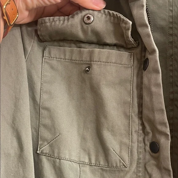 a.n.a Utility Jacket in Olive Green - Picture 9 of 13
